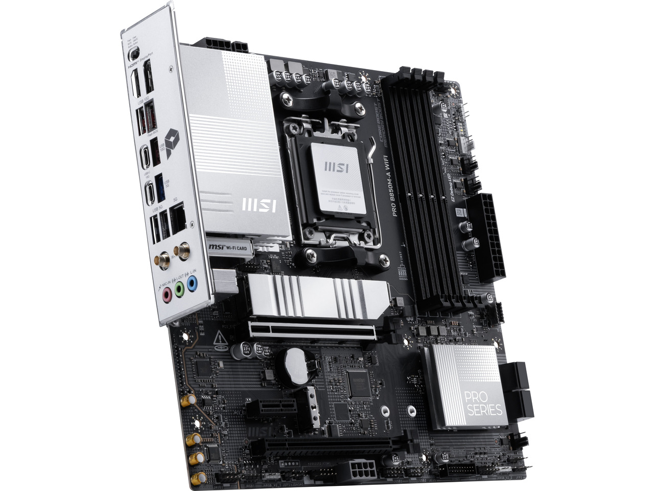 MSI PRO B850M-A WIFI AM5, Wi-F - Am5 Micro Atx Pcie 5.0 Motherboard avis et prix